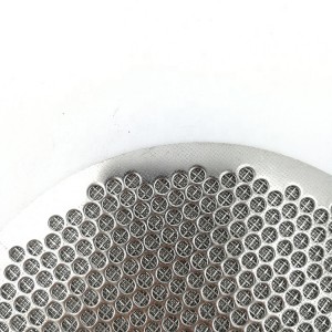 100 micron stainless steel perforated metal sintered wire mesh filter plate