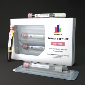 MANSON Power PRP tubus 10 ml bőrápoláshoz és orvosi esztétikához