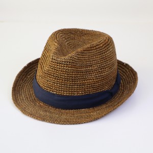 سمر Oversized سامونڊي ڪناري ويڪر Brim Fedora Straw Hats Hat Fedora ھول سيل