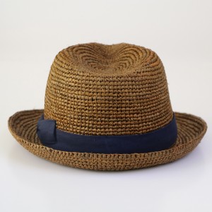 Chapéus de palha Fedora de aba larga para praia de verão de grandes dimensões Chapéu Fedora atacado