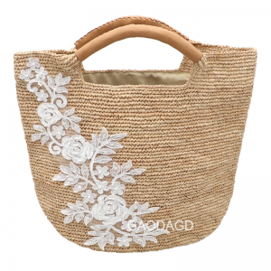 2023 Жаңы ыңгайлаштырылган Raffia Crochet Handbag Set сумкалары