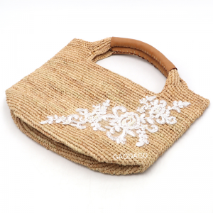 2023 New Customization Raffia Crochet Handbag Set Bags