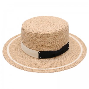 Fa'ailoga Fa'ailoga Raffia Straw Summer Beach Hat Hat Straw Hat