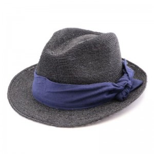 Gaoda Factory Customized High Quality Panama Colorful Straw Summer Cowboy Fedora գլխարկ