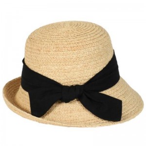 Gaoda didmeninė prekyba pigiu karšto stiliaus dizainerio skydeliu nuo saulės šiaudų paplūdimio vasaros kepurė