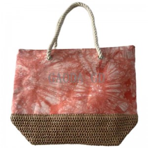 Wholesale 2023 New Design Multi-colors Paper ndi polyester bag Paper Handbag for Women Shoulder bag