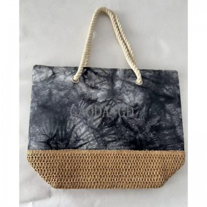 Wholesale 2023 New Design Multi-colors Paper and polyester bag Paper Handbag pro Women humerum sacculi