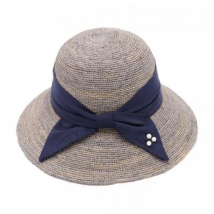 Gaoda Factory Vrući stil Sofisticirana tehnologija Ženski ljetni šešir širokog oboda od rafije