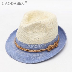 Sombrero Fedora de vaquero de papel de venta directa de modelos explosivos de fábrica Gaoda