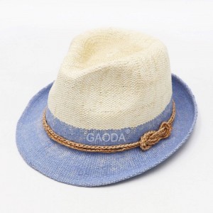 Gaoda Factory жарылуучу моделдер түз сатуу кагаз Cowboy Fedora Hat