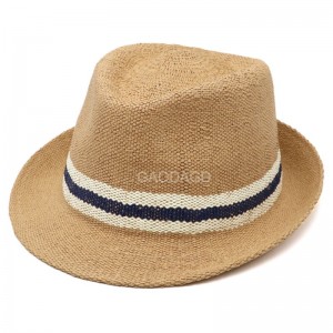 Gaoda Factory Billig Grossist Hot Style Machine Made Cowboy Fedora Hat