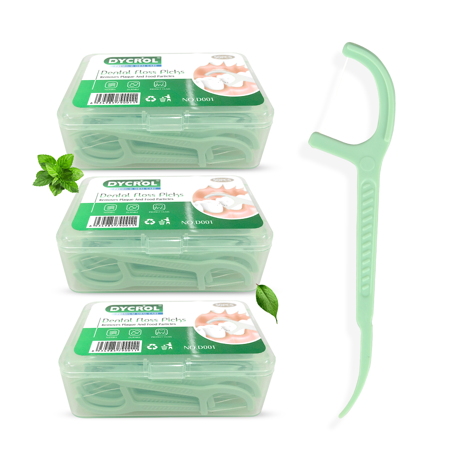 DYCROL® Dental Floss Toothpick Dehru Immaġni