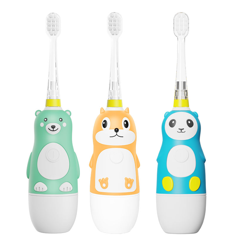 Wireless Charging Kids Electric Toothbrush na may 3 Cleaning Mode