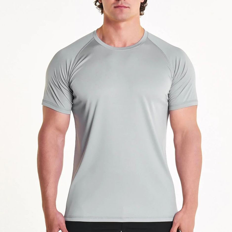 FTM101 Fitted gym gajeren hannun riga t shirt don ingancin maza akan siyarwa Featured Image