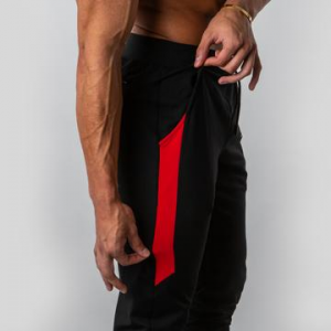 мужские спортивные брюки из хлопка в полоску