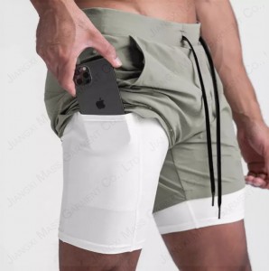 мужские легкие спортивные влагоотводящие шорты стрейч в 4 направлениях