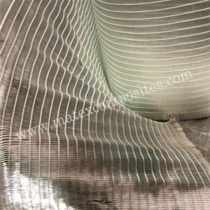 Tejido de fibra de vidrio unidireccional de trama