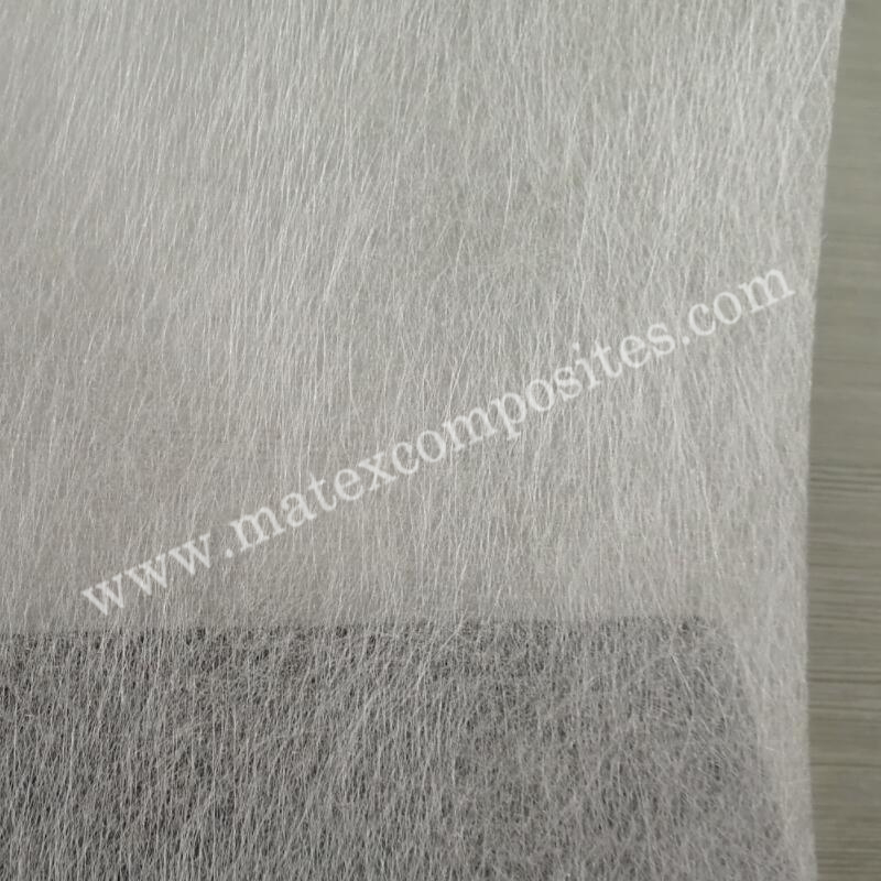 Véu/tecido de fibra de vidro em 25g a 50g/m2 Imagem em destaque