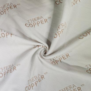 natural Anti-bacterial copper mattress knitted fabric China Manufacturer