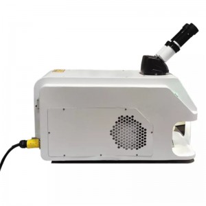 Saldatrice laser a fibra Micro QCW portatile da tavolo per gioielli in oro e argento