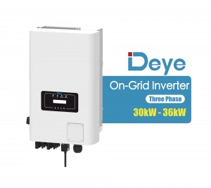 Deye On-Grid Solar Inverter |30kW, 33kW, 35kW, 36kW |Imwaħħal mal-ħajt