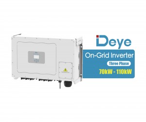 Deye On-Grid Solar Inverter | 70kW, 75kW, 80kW, 90kW,100kW, 110kW | Wall-mounted