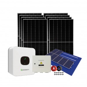 그리드 태양 에너지 시스템의 3kW