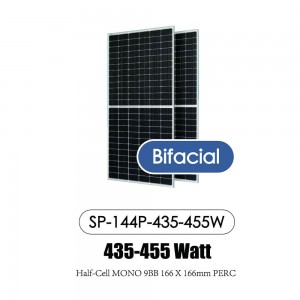 Ib nrab-cell Bifacial Monofacial Module 530W - 550W