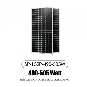 મેક્સબો હાફ-સેલ મોનો સોલર પેનલ – 490W, 494W, 500W, 505W