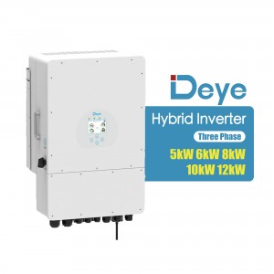 Deye Hybrid Solar Inverter |5kW, 6kW, 8kW, 10kW, 12kW |Paʻa i ka pā