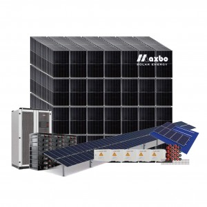 Sistema híbrido de energía solar de 500kW