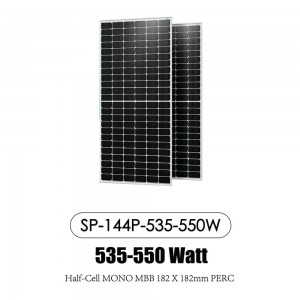 મેક્સબો હાફ-સેલ મોનો સોલર પેનલ – 535W, 540W, 545W, 550W