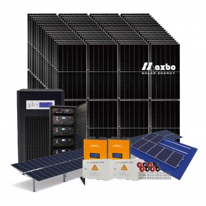 80kW mimosíťový solární energetický systém