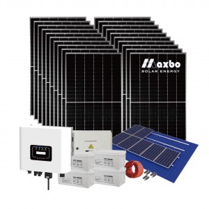 Sistema híbrido de energía solar de 8kW