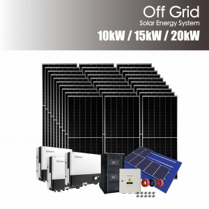 Off-Grid solar energy system – 10kW 15kW 20kW