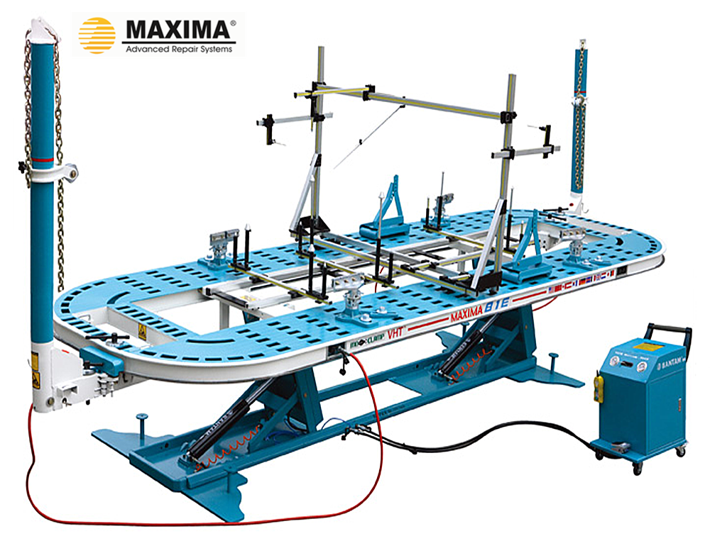 فروش داغ MAXIMA نیمکت دندانه دار ماشین سری B، دستگاه تعمیر کاربدن طرح جدید