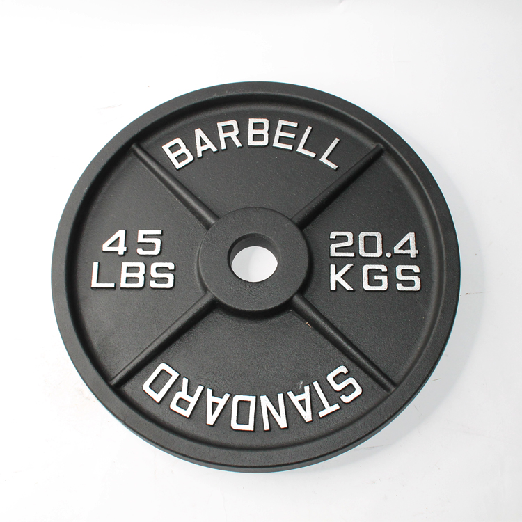  Cast Iron Olympic 2-Inch Weight Plate