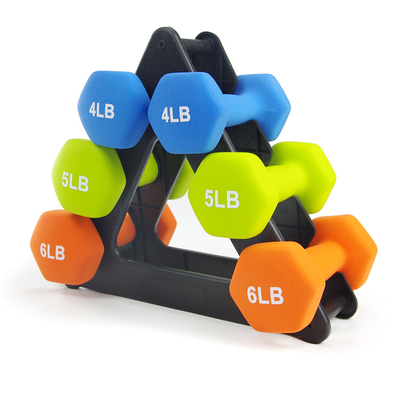 0.5kg Colorful weight lifting dipin neoprene dumbbell set