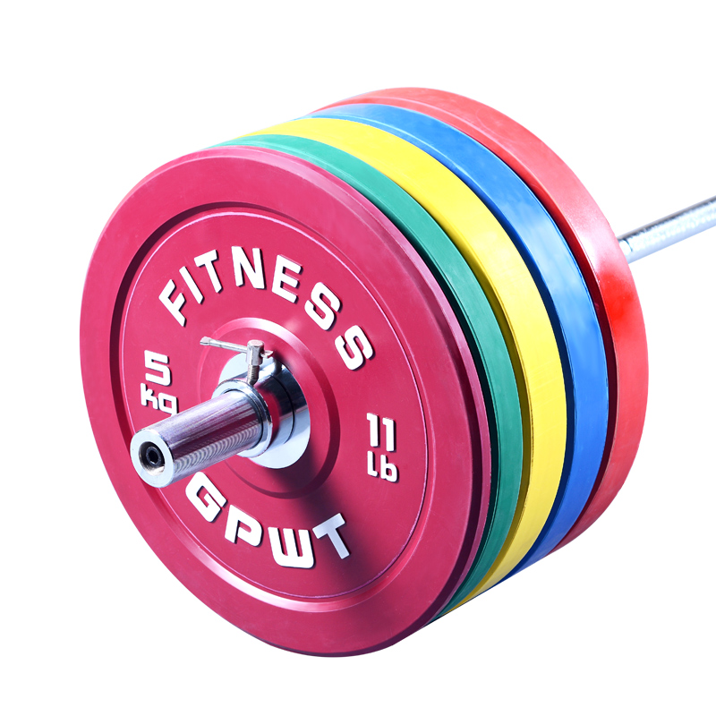 Colorful Competition Bodybuilding Gym Equipment Bumper Weight Plate For Barbell