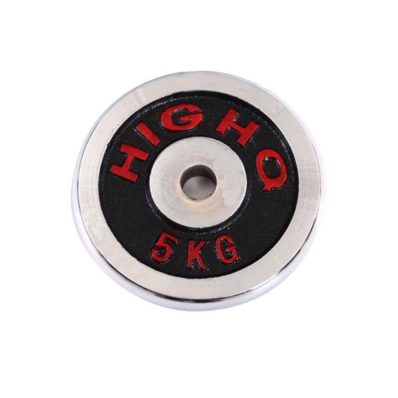 Top Quality Gym Training Cast Iron chrome coated Barbell Weight Plate