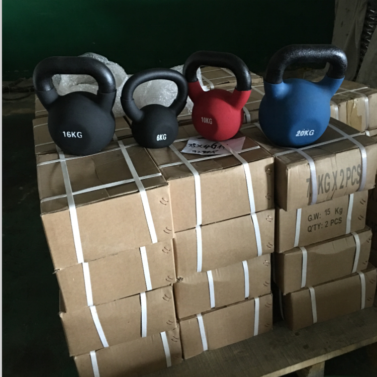 wholesale low price cast iron custom kettlebell with different size