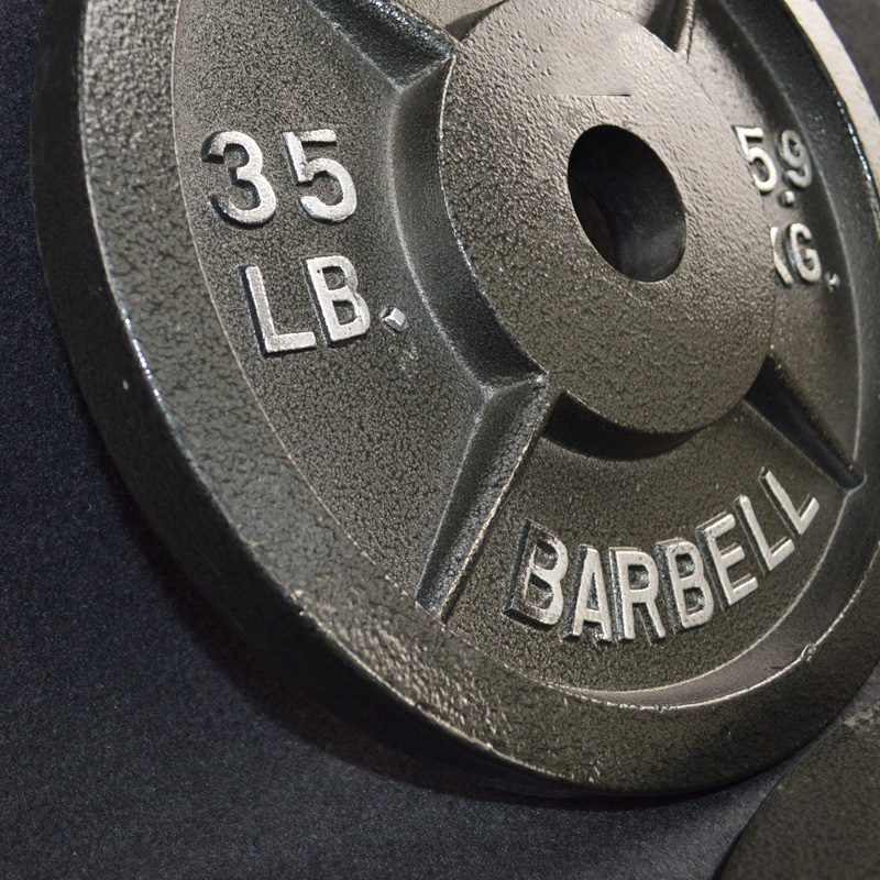 Wholesale cast iron barbell plates barbell set