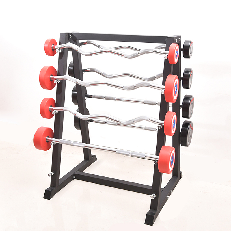 Professional barbell fixed barbell shelf Metal  rack gym equipment