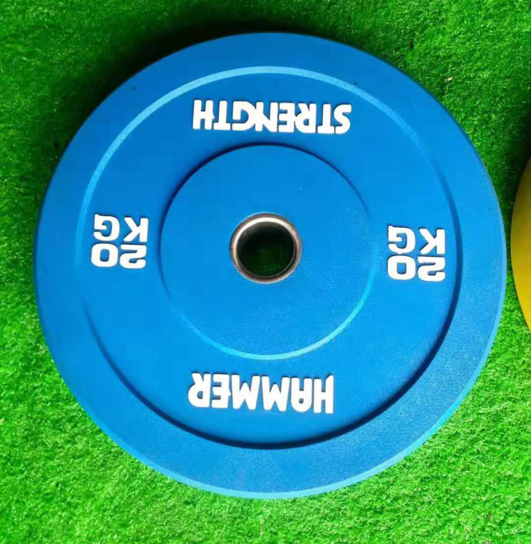 Free Weight Training Competition Rubber Bumper Weight Plates