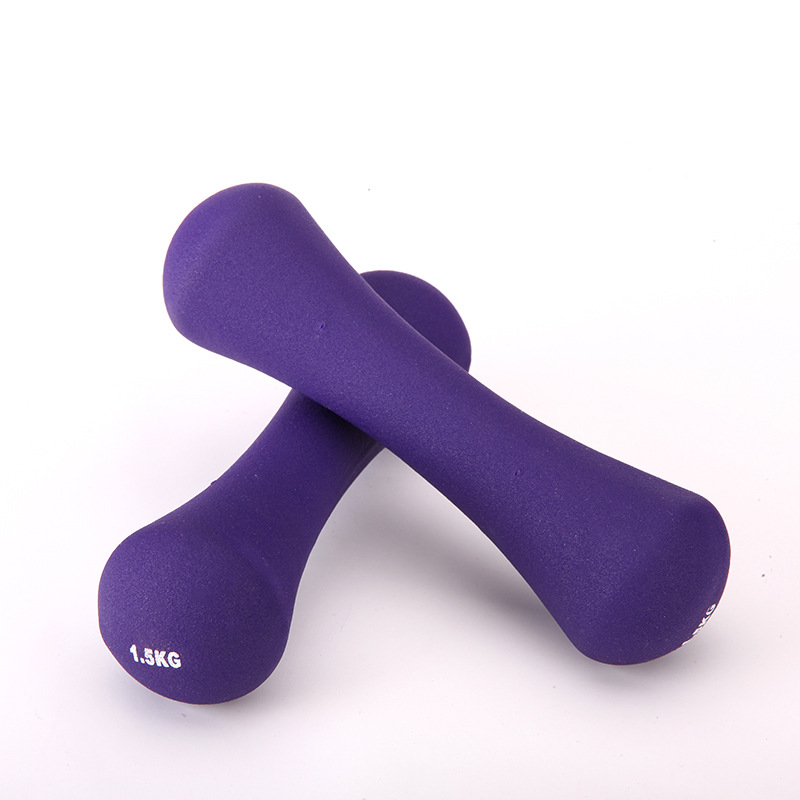 New launched products durable beautifully small neoprene dumbbells for lady