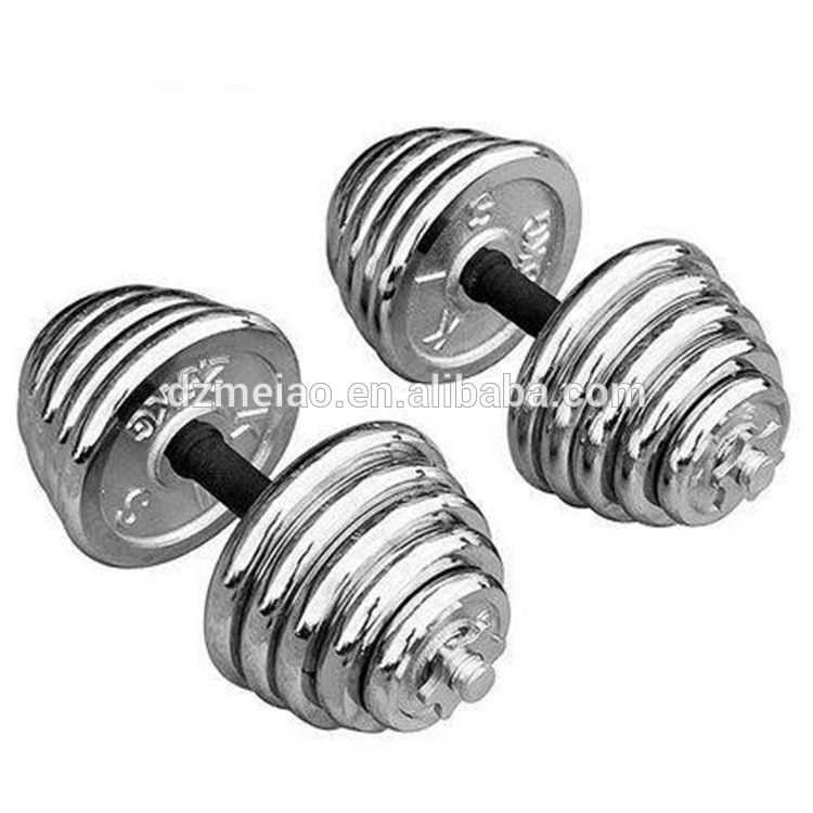 Hot selling products   cast iron adjustable dumbbell  dumbbells set