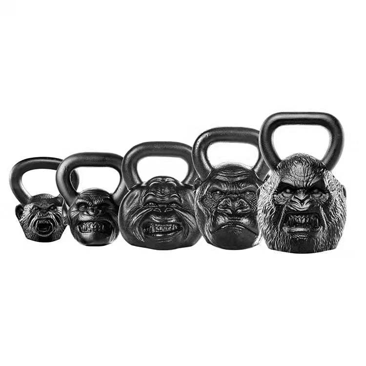 36LB Black men's fitness gym equipment cast iron  Kettle Bells