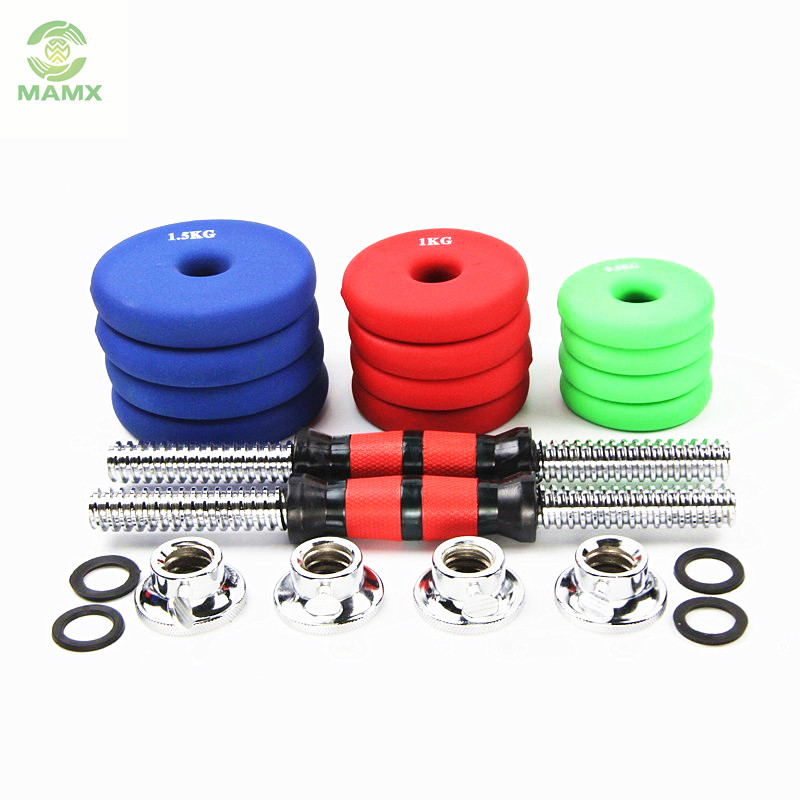 Unique products adjustable steel weights wholesale colour rubber coated hex dumbbell