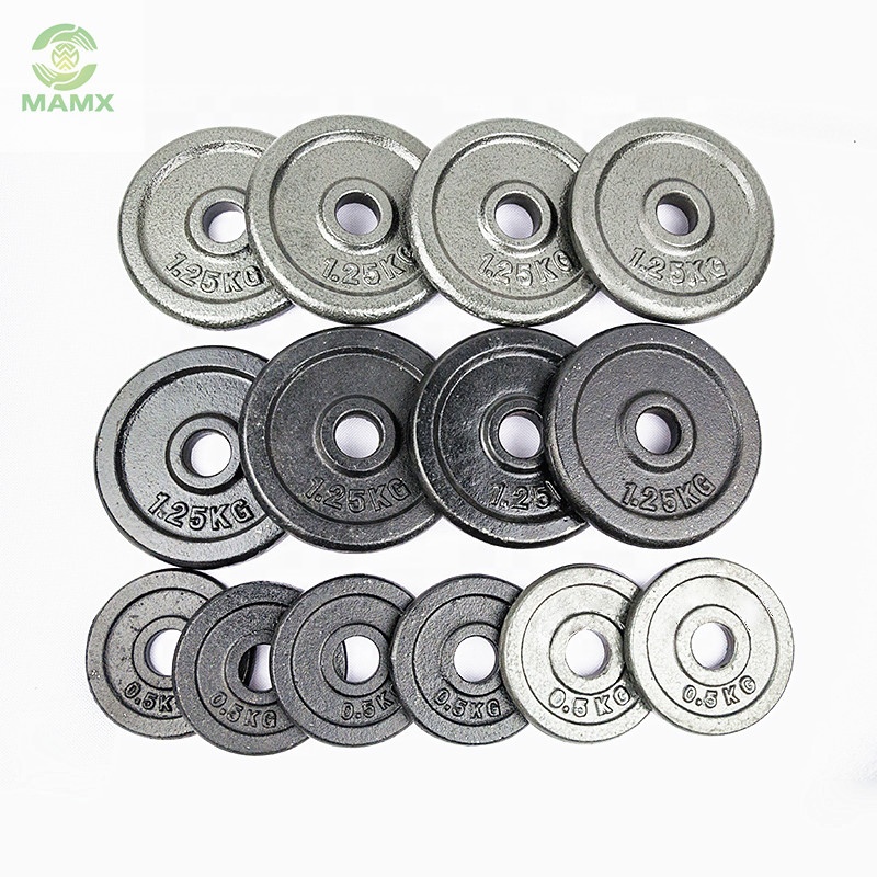 Factory Wholesale Cast Iron 5Kg And 20Kg Barbell Bumper Weight Plates