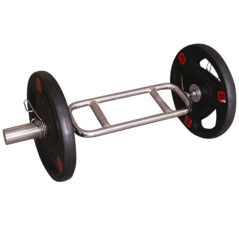 Gym Bodybuilding weight lifting square curl  barbell  bar  Multi-grip tricep barbell bar